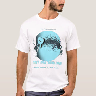 Great Idea Tour aqua globe T-Shirt