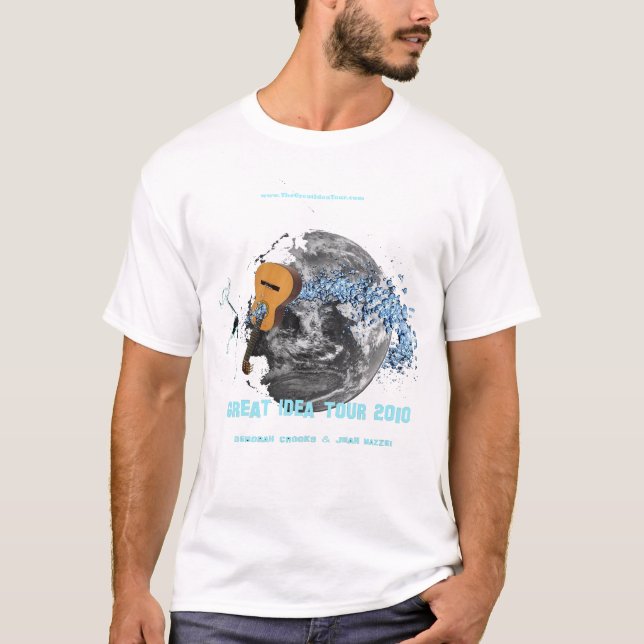 Great Idea Tour full colour globe T-Shirt (Front)