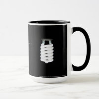 "GREAT IDEA!" WITH LIGHT BULB, MUG