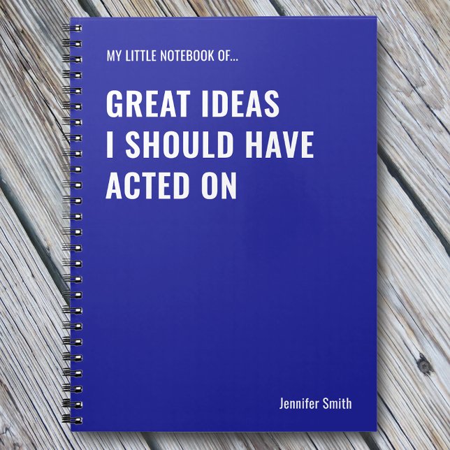 Great Ideas I Should Have Acted On Office Notebook (Creator Uploaded)