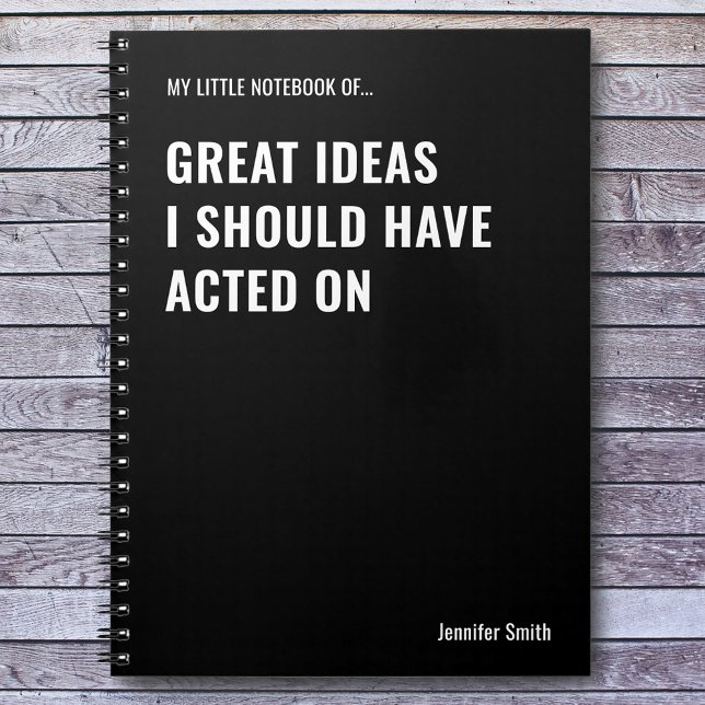 Great Ideas I Should Have Acted On Office Notebook (Creator Uploaded)