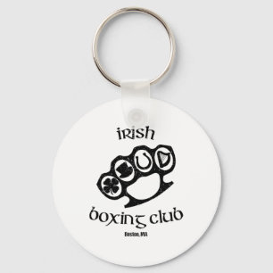 Great Irish Boxing Men Club Boston Fighting Pub St Key Ring