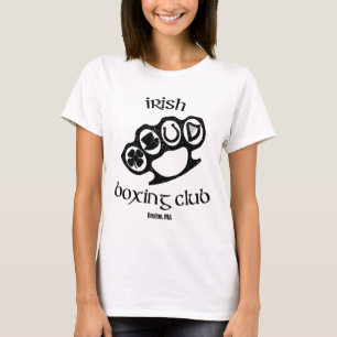 Great Irish Boxing Men Club Boston Fighting Pub St T-Shirt