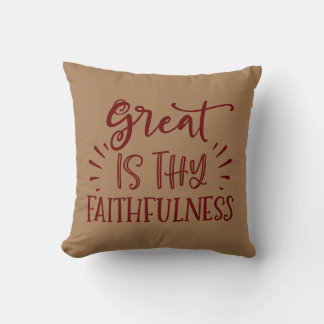 Great Is Thy Faithfulness Cushion