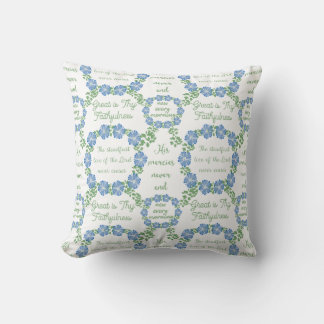 Great is Thy Faithfulness Cushion