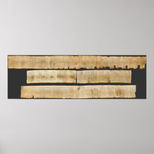 Great Isaiah Scroll Dead Sea Scrolls 1QIsaa  Poster