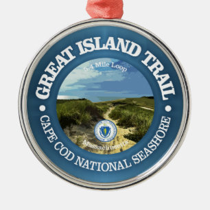 Great Island Trail (rd) Metal Tree Decoration
