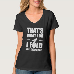 Great Japanese Origami Saying Paper Cranes Apparel T-Shirt