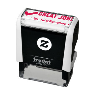 "GREAT JOB!" Feedback Rubber Stamp