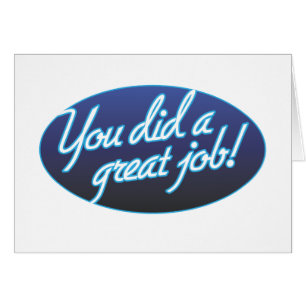 Great Job Folding Card