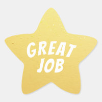 Great Job Gold Star