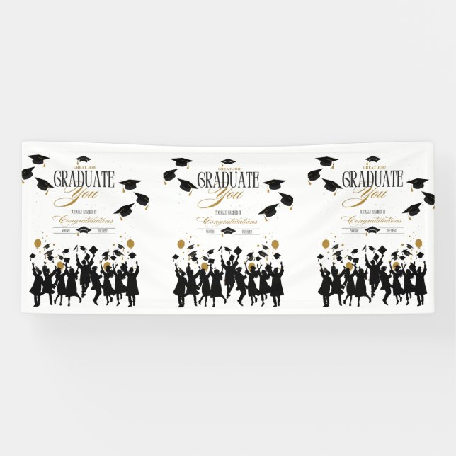 Great Job, Graduate! Time to Celebrate Party 2.5x6 Banner (Horizontal)