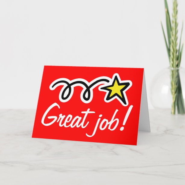 Good Job Cards | Zazzle UK