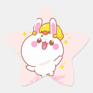 Great Job Kawaii Star Sticker