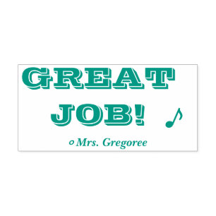 "GREAT JOB!" Marking Rubber Stamp