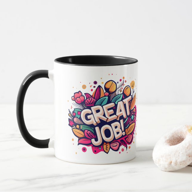 Great Job Mug (With Donut)