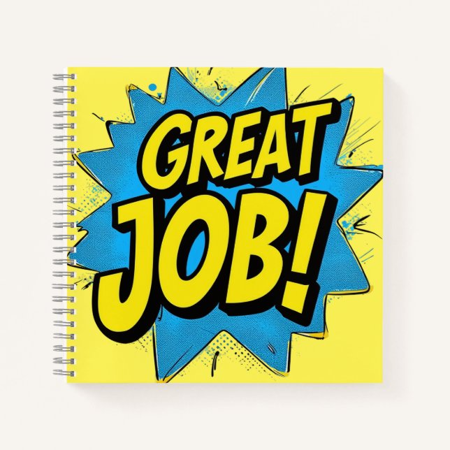 "Great Job!" Notebook (Front)