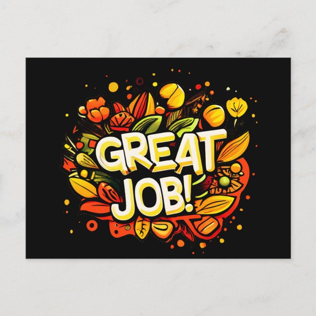 Great Job Postcard (Front)