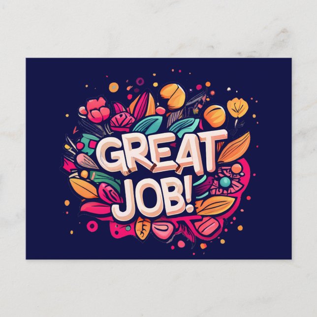 Great Job Postcard (Front)