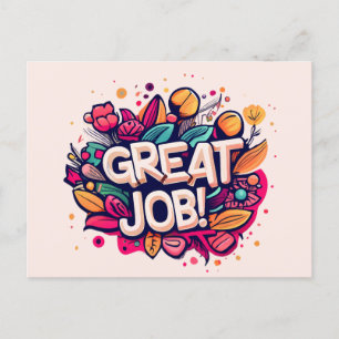 Great Job Postcard