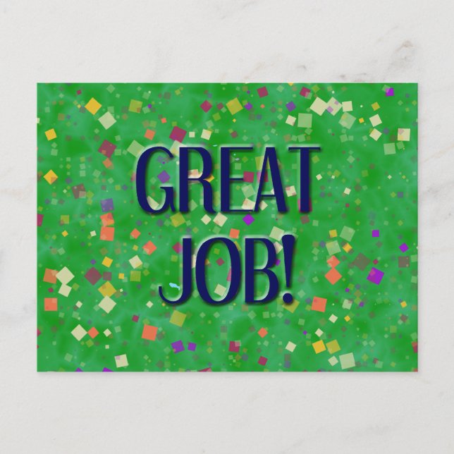 GREAT JOB POSTCARD (Front)