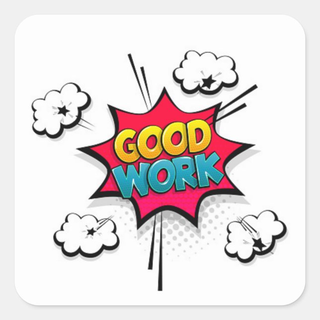 Great Job School Sticker (Front)