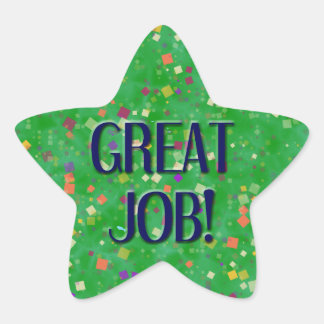 GREAT JOB STAR STICKER