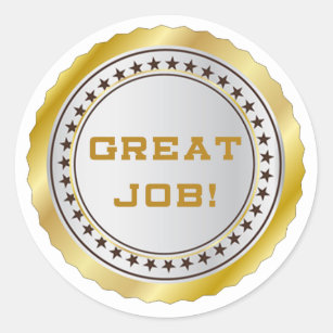 Great Job Stickers & Labels | Zazzle UK