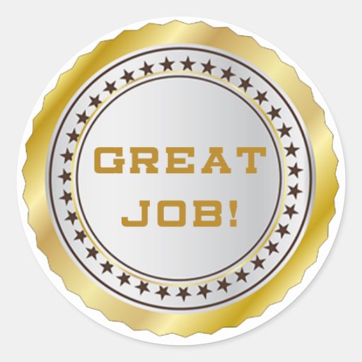 Image of Great Job! sticker