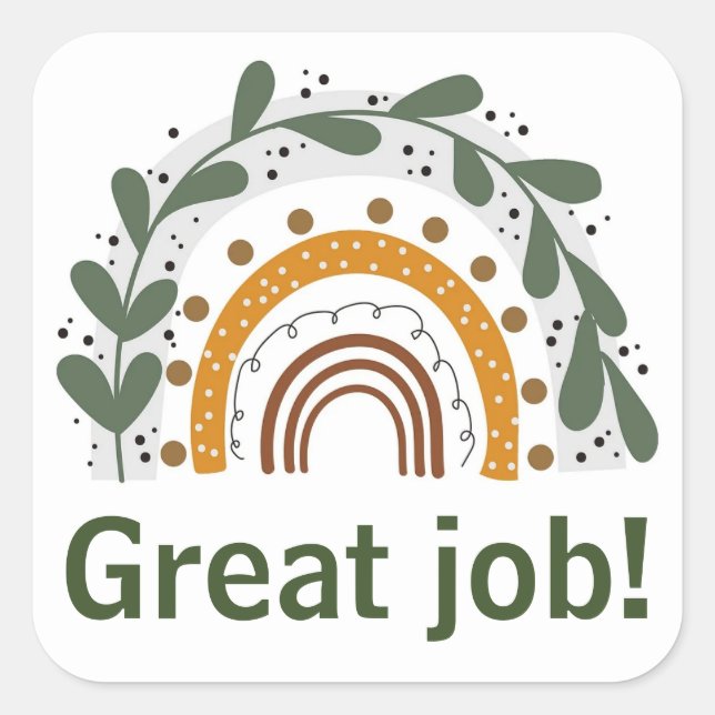 Great job stickers (Front)