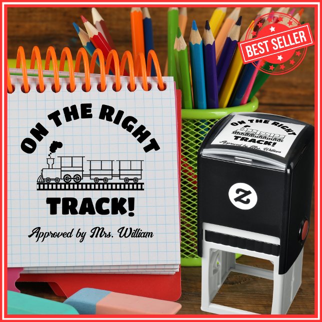 Great Job TRAIN  Grading Encouragement Teacher Self-inking Stamp (Creator Uploaded)