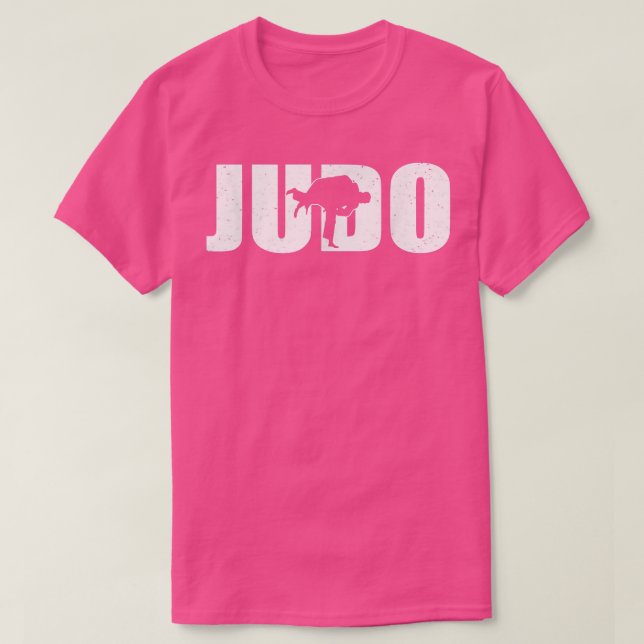 Great Judo Fighter Silhouette Judoka Training  T-Shirt (Design Front)