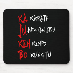 Great Kajukenbo Fighting Karate Judo Kenpo Kung Fu Mouse Mat