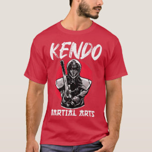 Great Kendo Samurai With Sword Design Japan Warrio T-Shirt