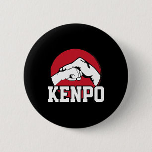 Great Kenpo Karate Fist Design Japanese Martial Ar 6 Cm Round Badge