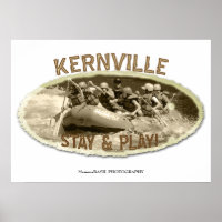 Great Kernville River Rafting Poster!