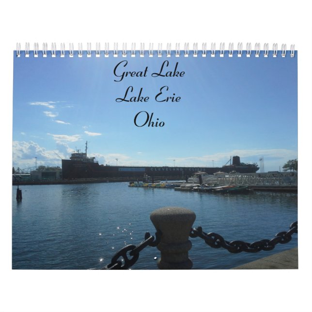 GREAT LAKE ERIE, OHIO calendar (Cover)