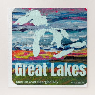 Great Lake Lighthouse Home Decor Jigsaw Puzzle