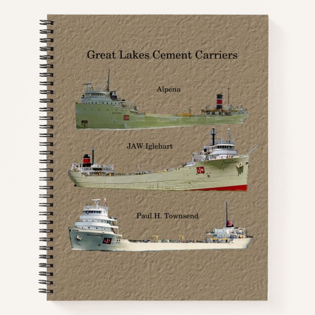 Great Lakes Cement Carriers notebook (Front)