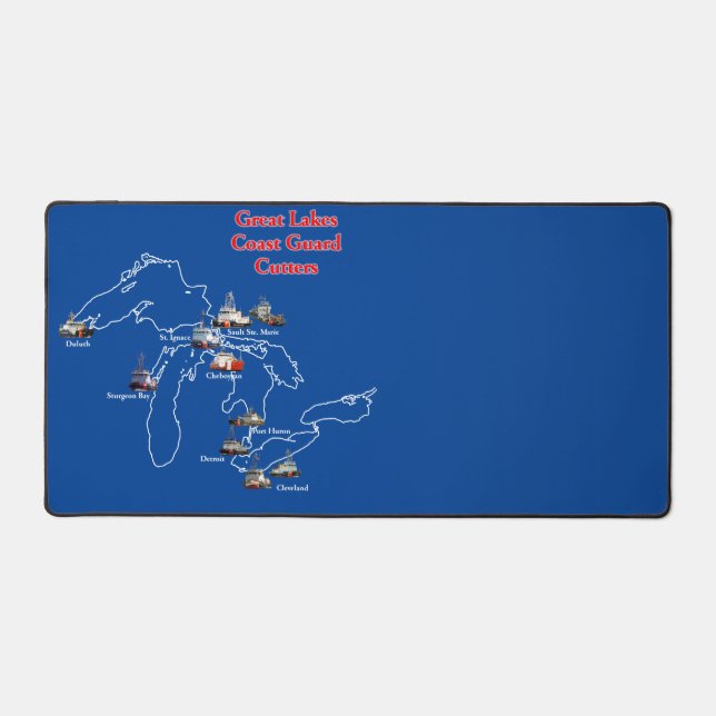 Great Lakes CG cutters Desk Mat (Front)