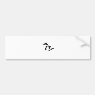 Great Lakes Custom Illustration Bumper Sticker