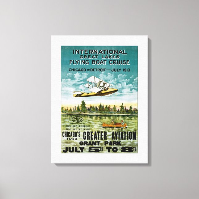 Great Lakes Flying Boat - M Canvas Print (Front)