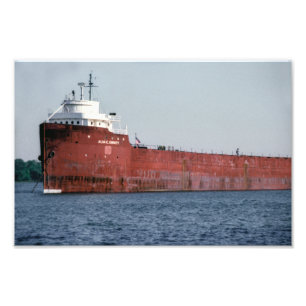 Great Lakes freighter Alva C. Dinkey Photo Print