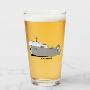 Great Lakes Freighter Calumet (ex-Roesch) Glass