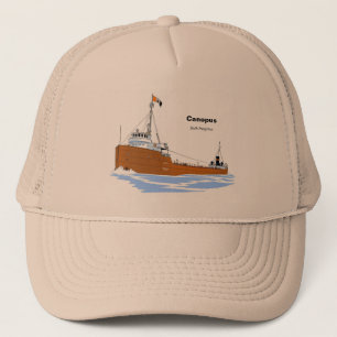 Great Lakes freighter Canopus (Interlake) Trucker Hat