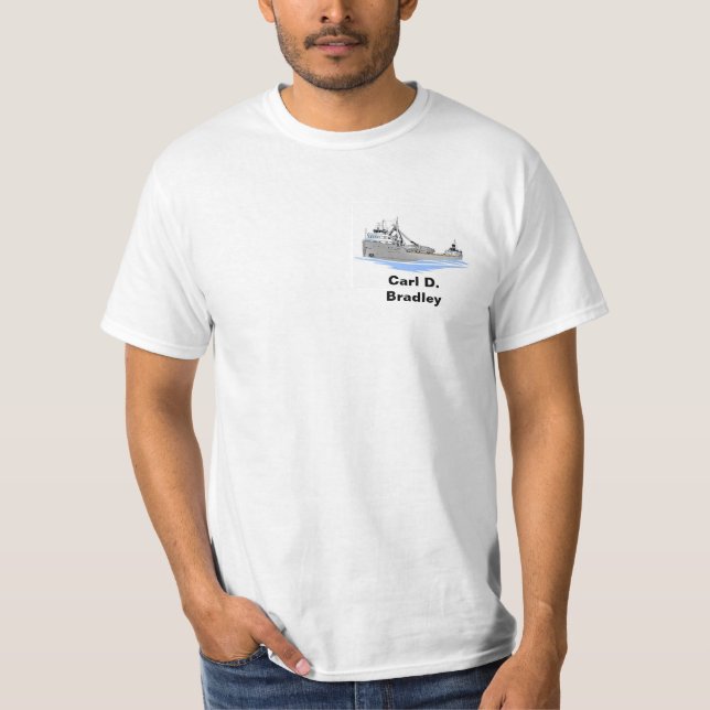 Great Lakes freighter Carl D. Bradley T-Shirt (Front)