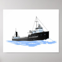 Great Lakes freighter Cletus Schneider last config
