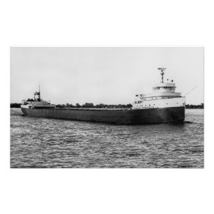 Great Lakes Freighter Edmund Fitzgerald Photo Print