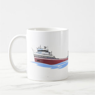Great Lakes freighter Edward L. Ryerson billboard Coffee Mug