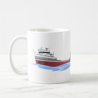 Great Lakes freighter Edward L. Ryerson billboard Coffee Mug